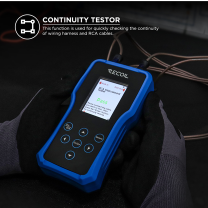 Recoil Audio MST1 Handheld Multifunctional Speaker and Audio System Tester