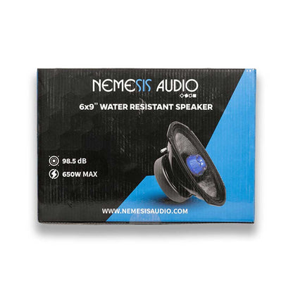Nemesis Audio PRO-69CF 6" x 9" 650W Max 4-Ohm Water Resistant Midrange Speaker