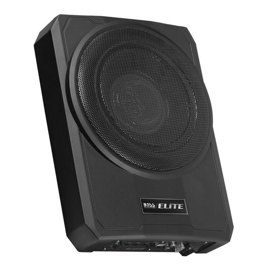 Boss Audio SLIM10 10" 1000W Peak Powered Car Subwoofer w/ Built-in Amplifier