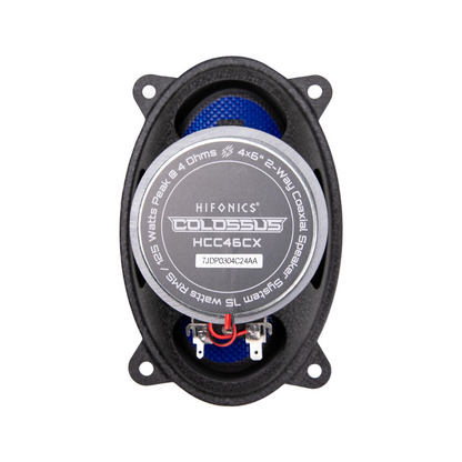 Hifonics HCC46CX Colossus Classic 4" x 6" 2-Way 75W Peak Car Coaxial Speakers