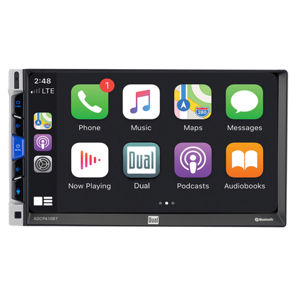Dual XDCPA10BT 7" Digital Multimedia Receiver w/ Apple CarPlay & Android Auto