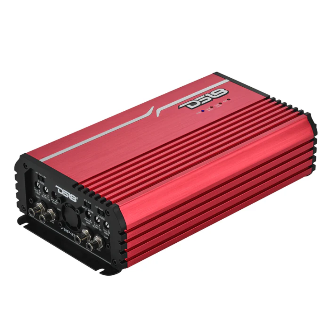 DS18 FRP-2.4K4/RD 4-Channel 2400W RMS Full-Range Class-D Amplifier (Red)
