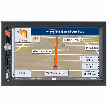 Dual Electronics XVM279NAV 2-DIN 7" Digital Multimedia Receiver w/ Navigation