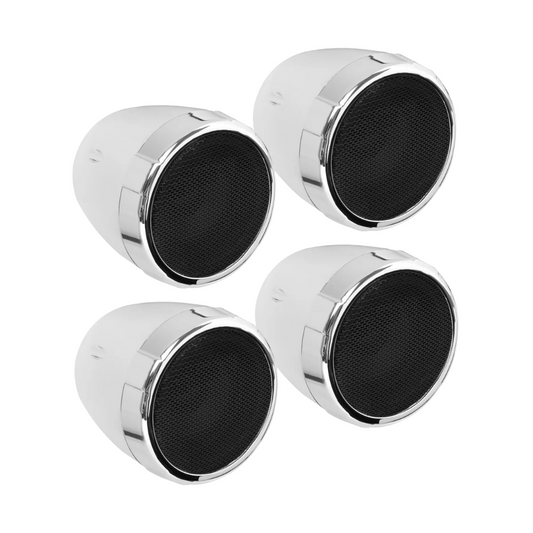 Boss Audio MC475BA 3" Bluetooth Amplified Motorcycle Speaker System CHROME