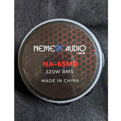 Nemesis Audio NA-65MR 6.5" 320 Watts RMS 4-Ohms Car Stereo Midrange Speaker