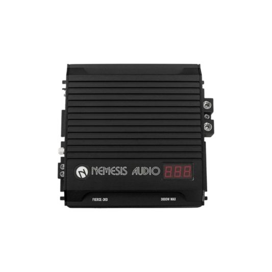 Nemesis Audio FIERCE-3KD 1-CH Monoblock 3000W Max 1-Ohm Stable Class-D Amplifier