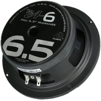 Massive Audio MA6 300 Watts Max 6.5" 8 Ohms Midrange Car Stereo Speaker