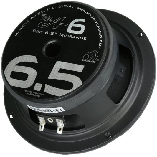 Massive Audio MA6 300 Watts Max 6.5" 8 Ohms Midrange Car Stereo Speaker