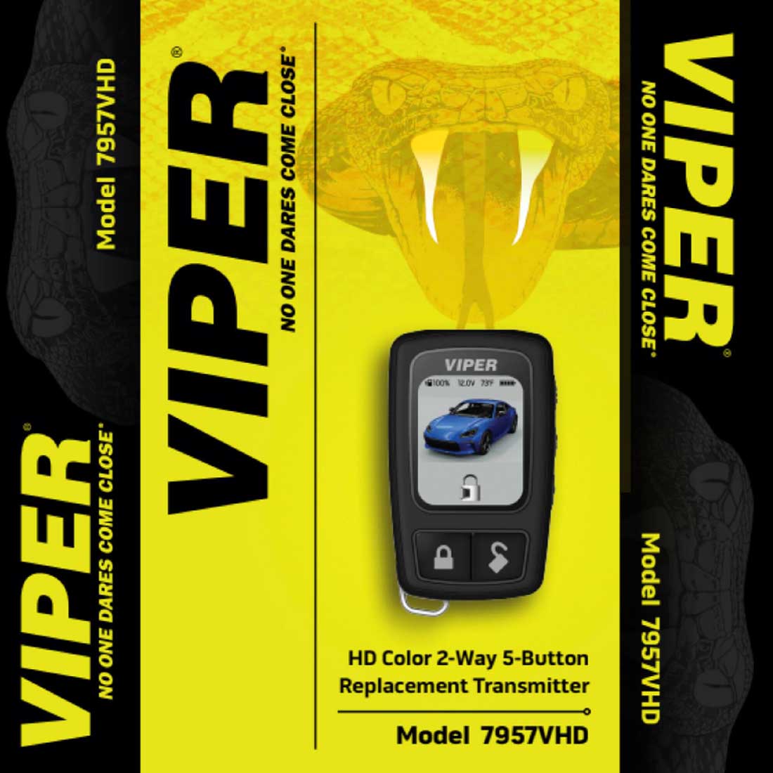 Viper 7957VHD 2-Way 5-Button HD Color LCD Remote Start Transmitter 3 Mile Range