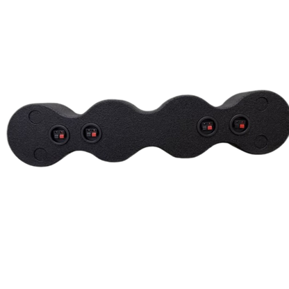 Q Power QBOMB465 Sealed Enclosure Sprayed Speaker Pod for (4) 6.5" Speakers