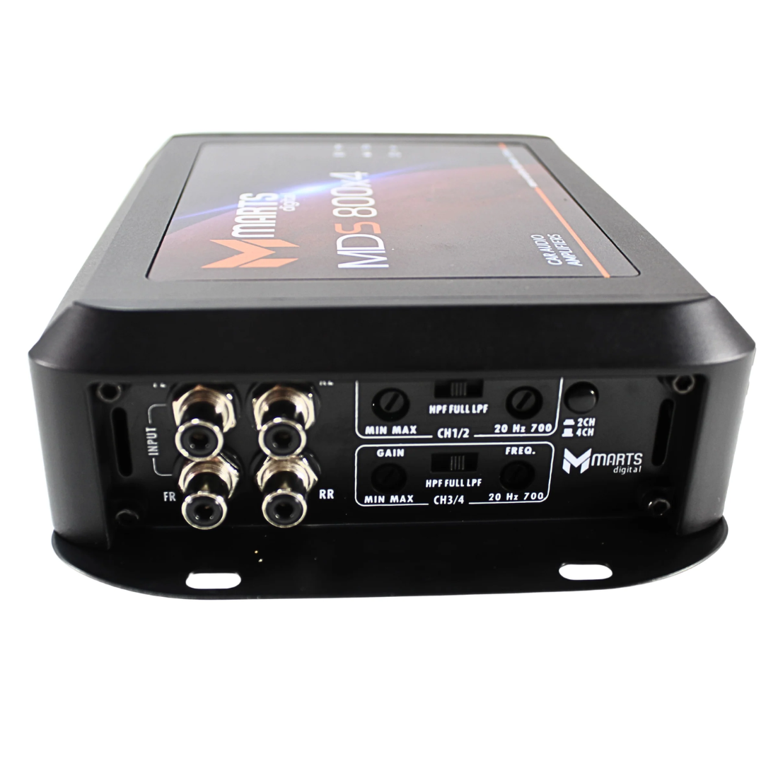 Marts Digital MDS800X4 4-Channel 800W RMS 2-Ohm Full-Range Class-D Car Amplifier