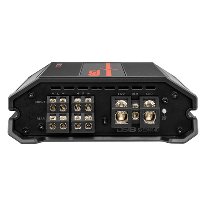 DS18 SXE-2000.4D/BK 4-Channel 2000W Peak Class-D Full-Range Car Amplifier(BLACK)