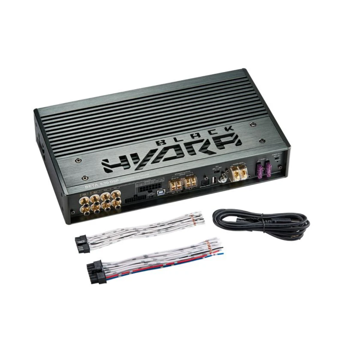 Black Hydra BETA 8.70 DSP 8-Channel 70W RMS Class-AB+D Amplifier w/ Built-in DSP