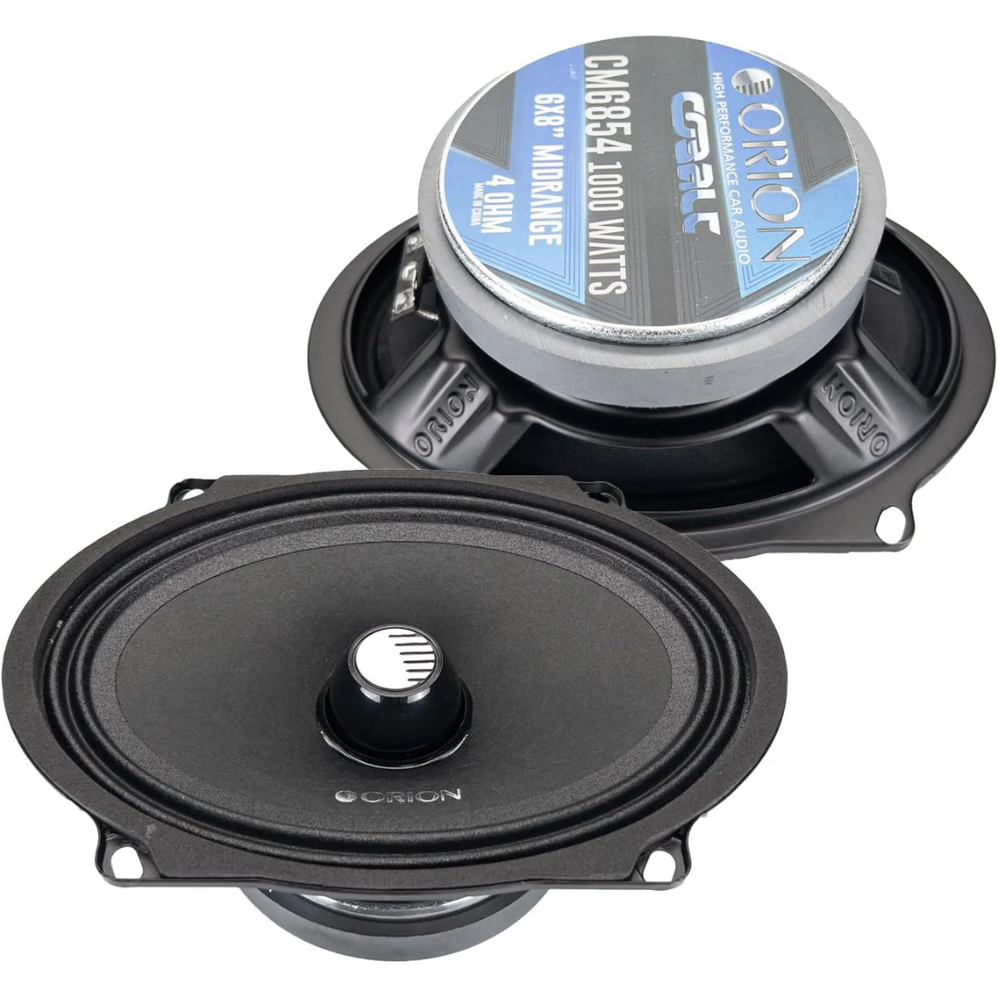 Orion CM6854 5x7" / 6x8" 1000W Peak 4-Ohm 1.2" VC Car Midrange Speakers (Pair)
