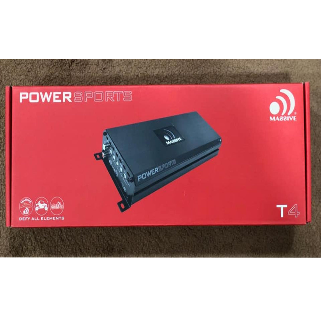 Massive Audio TRIDENT T4 2000 Watts 1 RMS @ 1 Ohm Mono Block Marine Amplifier