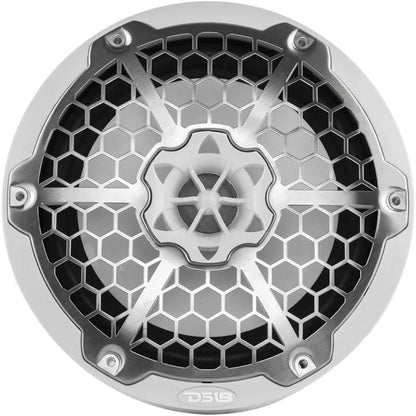 DS18 NXL-8M/W New Edition HYDRO 8" 2-Way Marine Speakers w/RGB LED Lighting 375 Watts