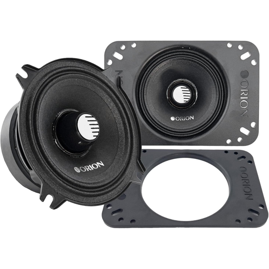 Orion CM454 4" x 6" 400W Peak 4-Ohm 1.2" VC Car Audio Midrange Speakers (Pair)