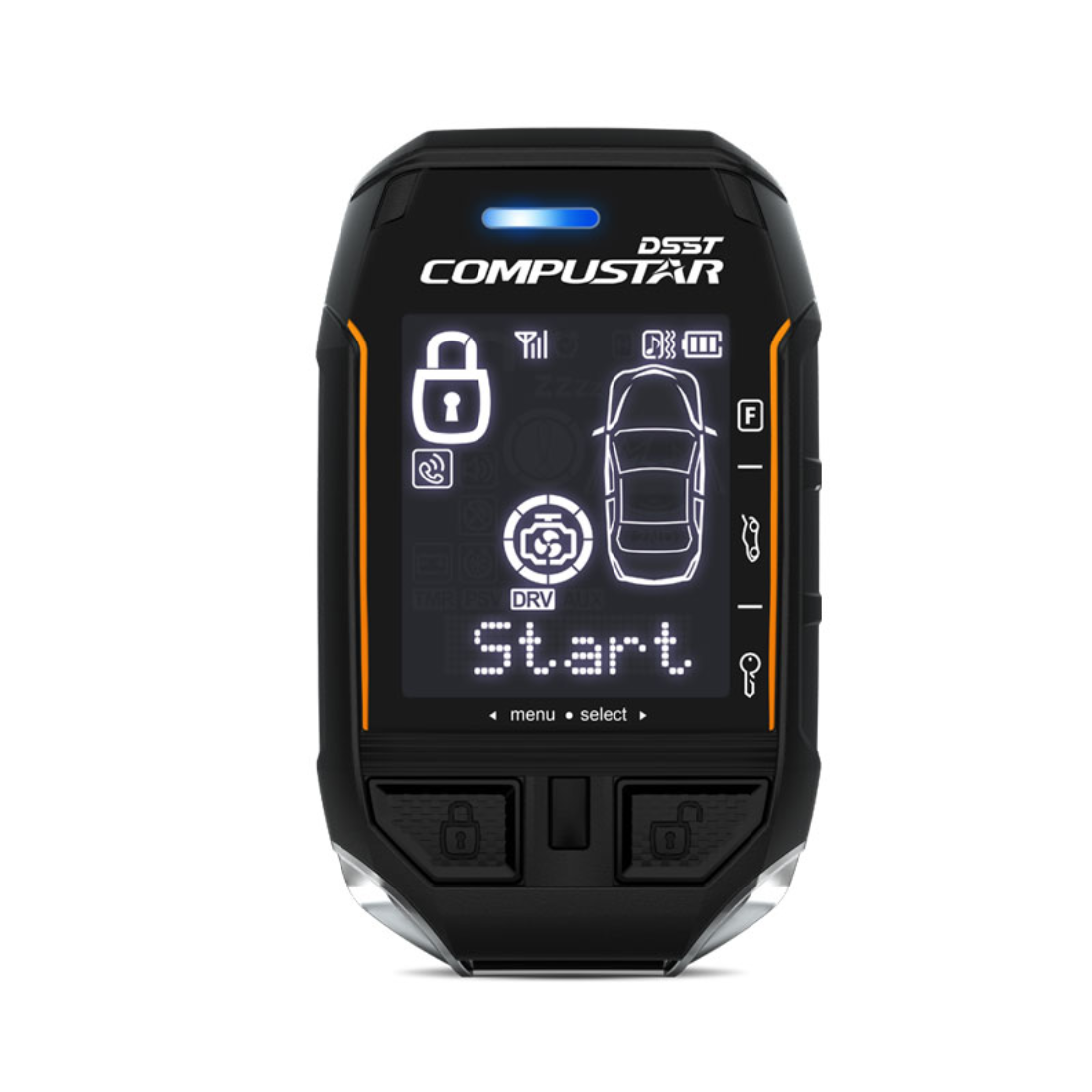 Compustar CS9920-AS All-In-One 2-Way LCD SS Car Alarm & Remote Start Kit
