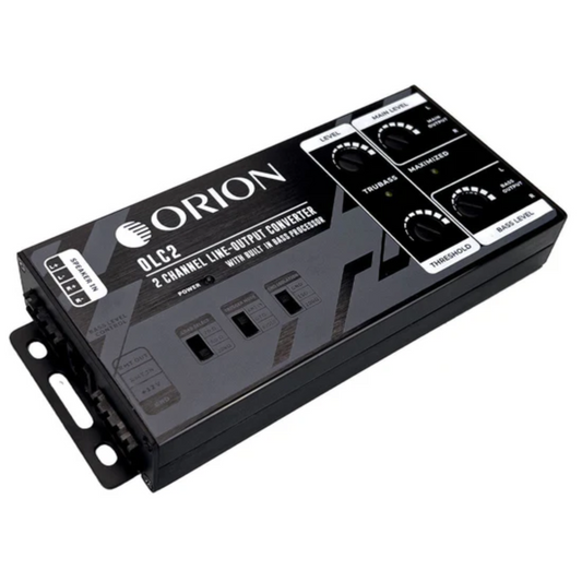 Orion OLC2 2-Channel Line Output Converter with Bass Processor & Bass Knob