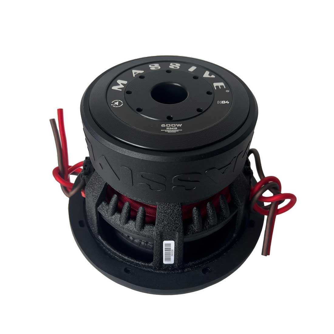 Massive Audio H84 8" 1200W Peak 2.5" Dual 4-Ohm Voice Coil DVC Car Subwoofer