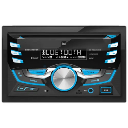 Dual DXDM227BT 2-DIN CD/MP3/USB/AUX/AM/FM/Bluetooth Car Stereo In-Dash Receiver