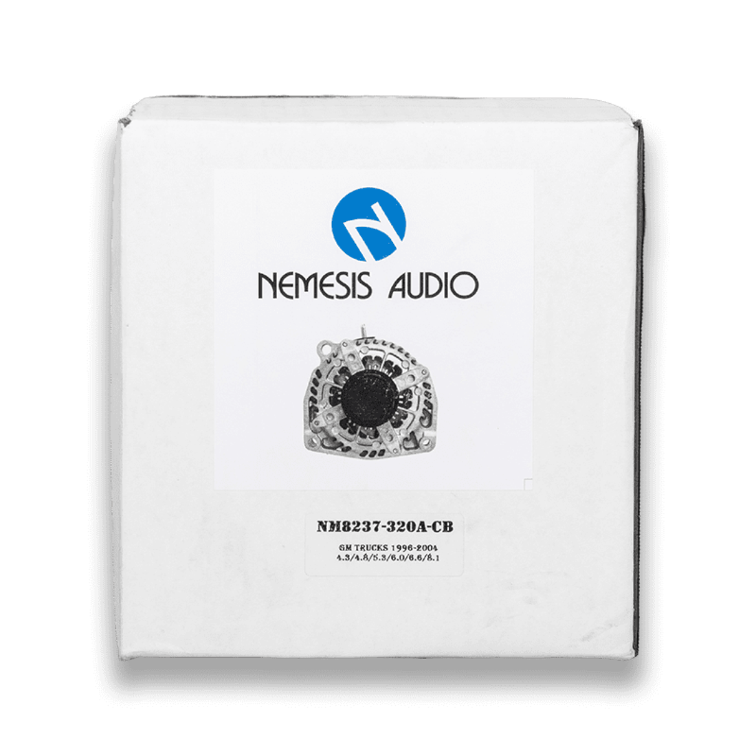 Nemesis Audio NM8237-320A-CB 320 AMP Alternator for Select GM Trucks 1996-2004