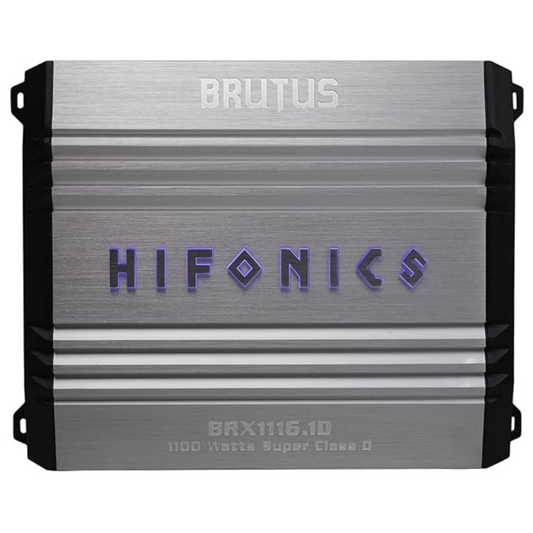 Hifonics BRX1116.1D 1100 W Monoblock Super D-Class Stereo Car Audio Amplifier
