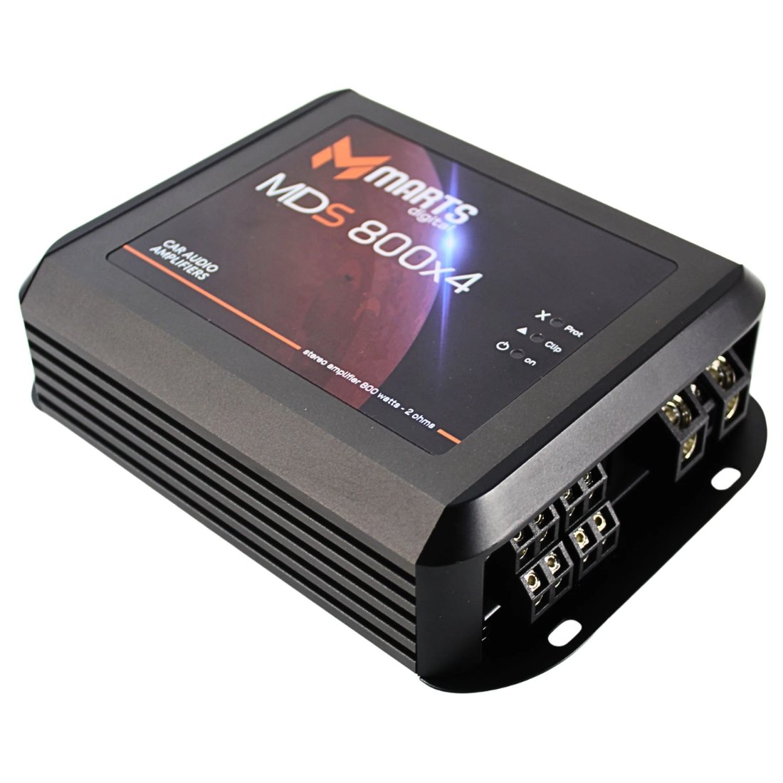 Marts Digital MDS800X4 4-Channel 800W RMS 2-Ohm Full-Range Class-D Car Amplifier