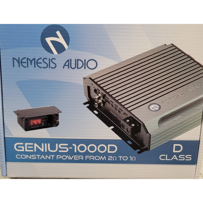 Nemesis Audio GENIUS-1000D Monoblock 1000W RMS Constant Power Class-D Amplifier