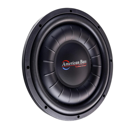 American Bass HAWK1044SL SLIM 10" 1500W Max Dual 4-Ohm Voice Coil DVC Subwoofer