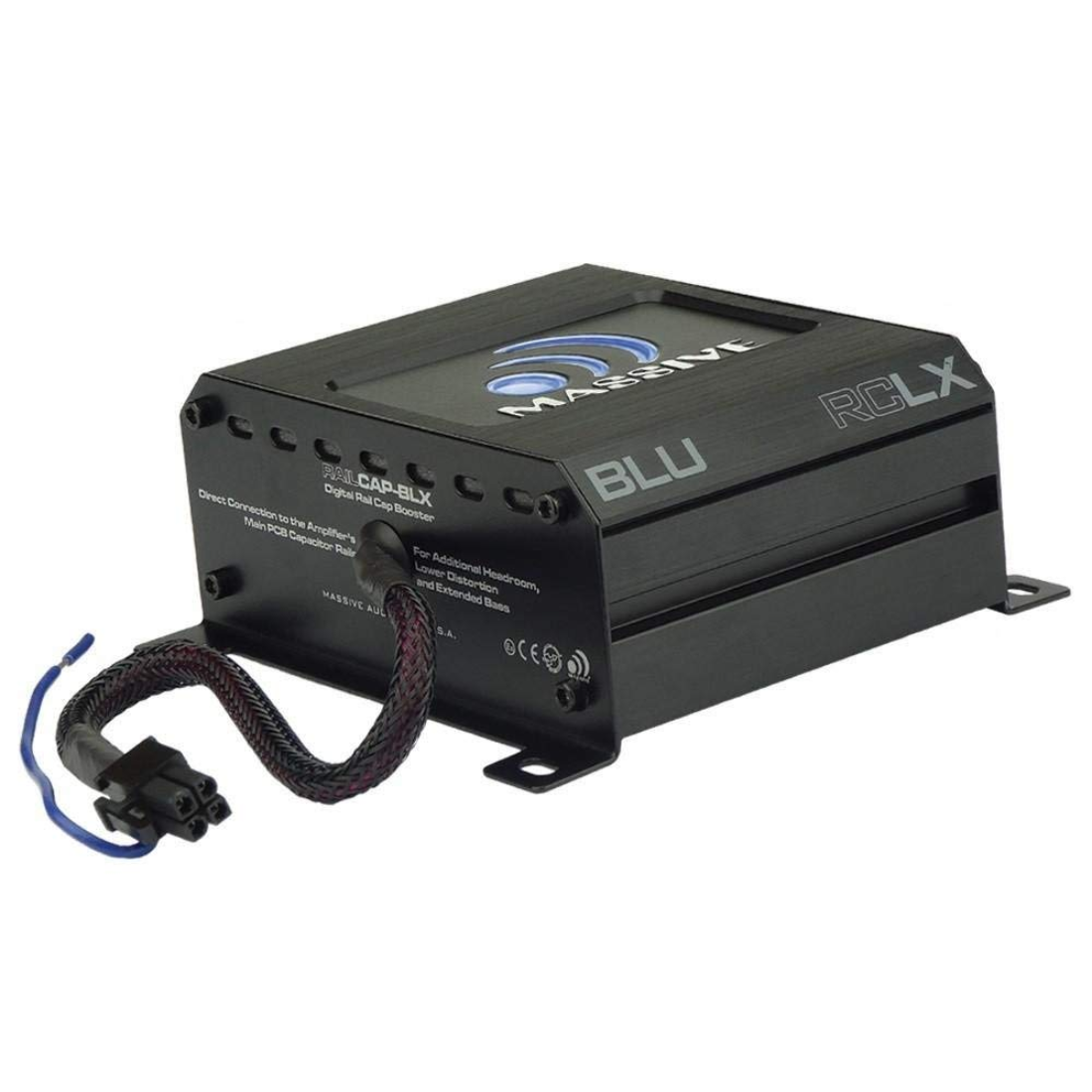 Massive Audio RAILCAP BLX 4 Farad Capacitor Booster for Nano Blu Amplifiers