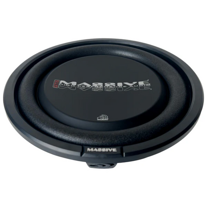 Massive Audio GTS10 10" 600W Peak Dual 4-Ohm Voice Coil Shallow Mount Subwoofer