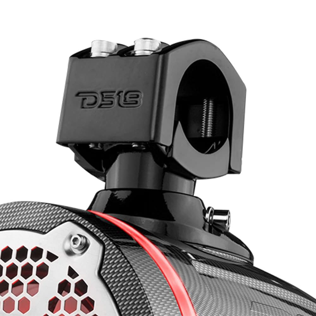 DS18 CF-X6TP 6.5" 2-Way 100W RMS 4-Ohm Marine Powersports Tower Speakers w/ RGB