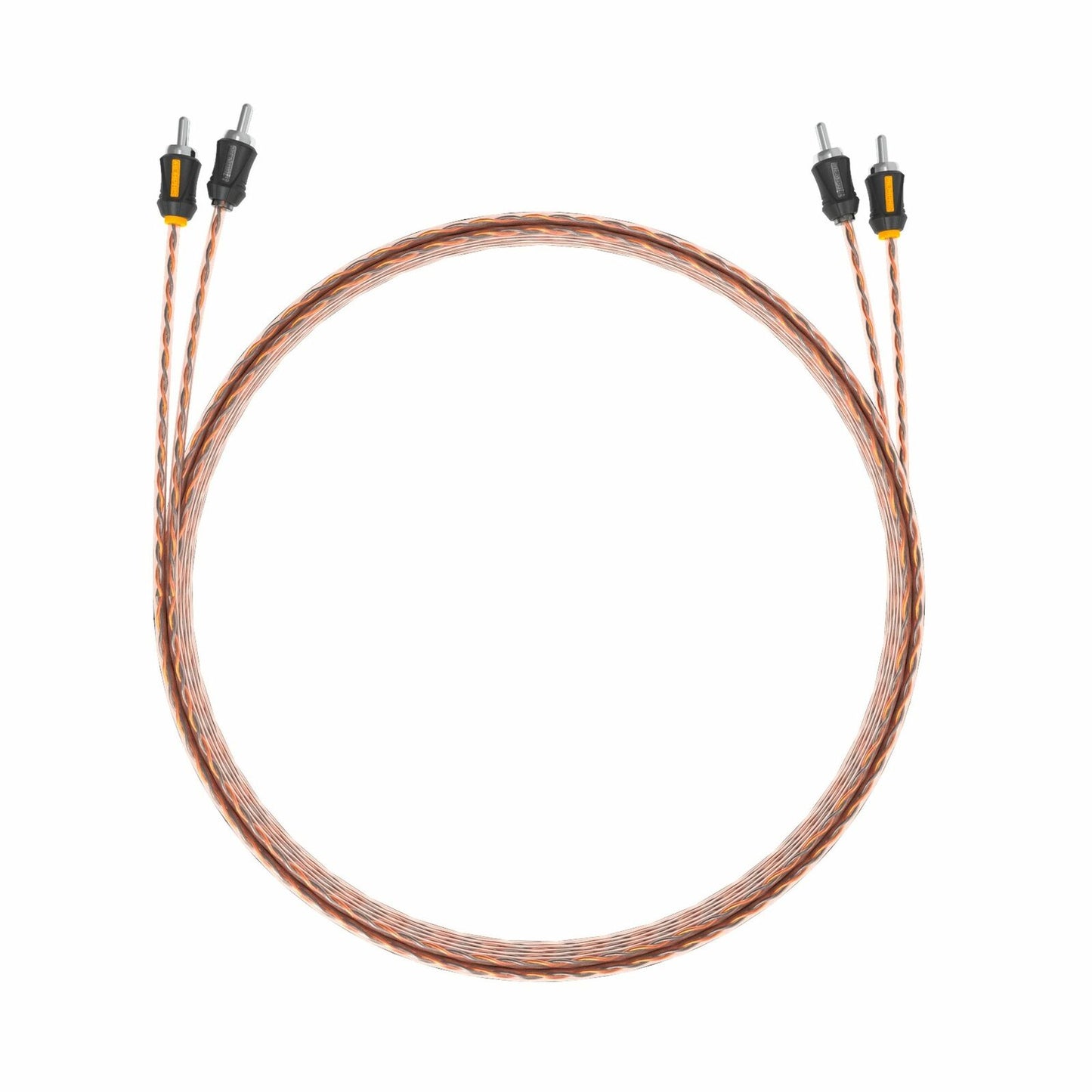 Memphis Audio ETP-17 17FT. 2-Channel Twisted Interconnect Car Audio RCA Cable