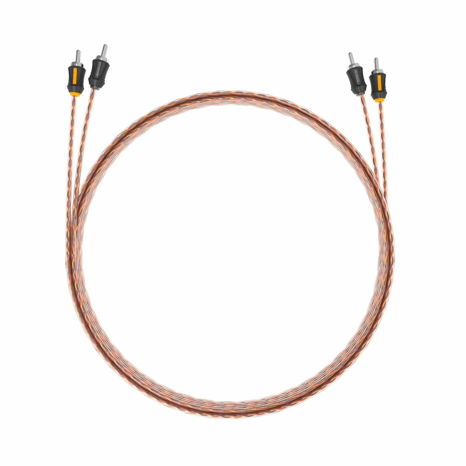Memphis Audio ETP-17 17FT. 2-Channel Twisted Interconnect Car Audio RCA Cable