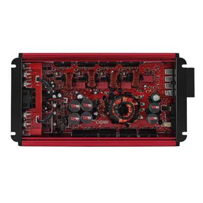 DS18 FRP-2.4K4/RD 4-Channel 2400W RMS Full-Range Class-D Amplifier (Red)
