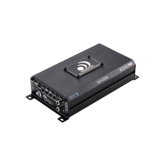 Massive Audio GT1 1-CH Monoblock 1040W Peak 1-Ohm Stable Class-D Car Amplifier