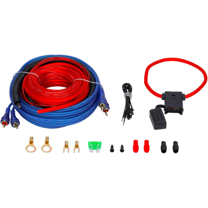 Audiopipe APSB-1250CLV Dual 12" Sub Enclosure w/ Amplifier & Wiring Kit Package