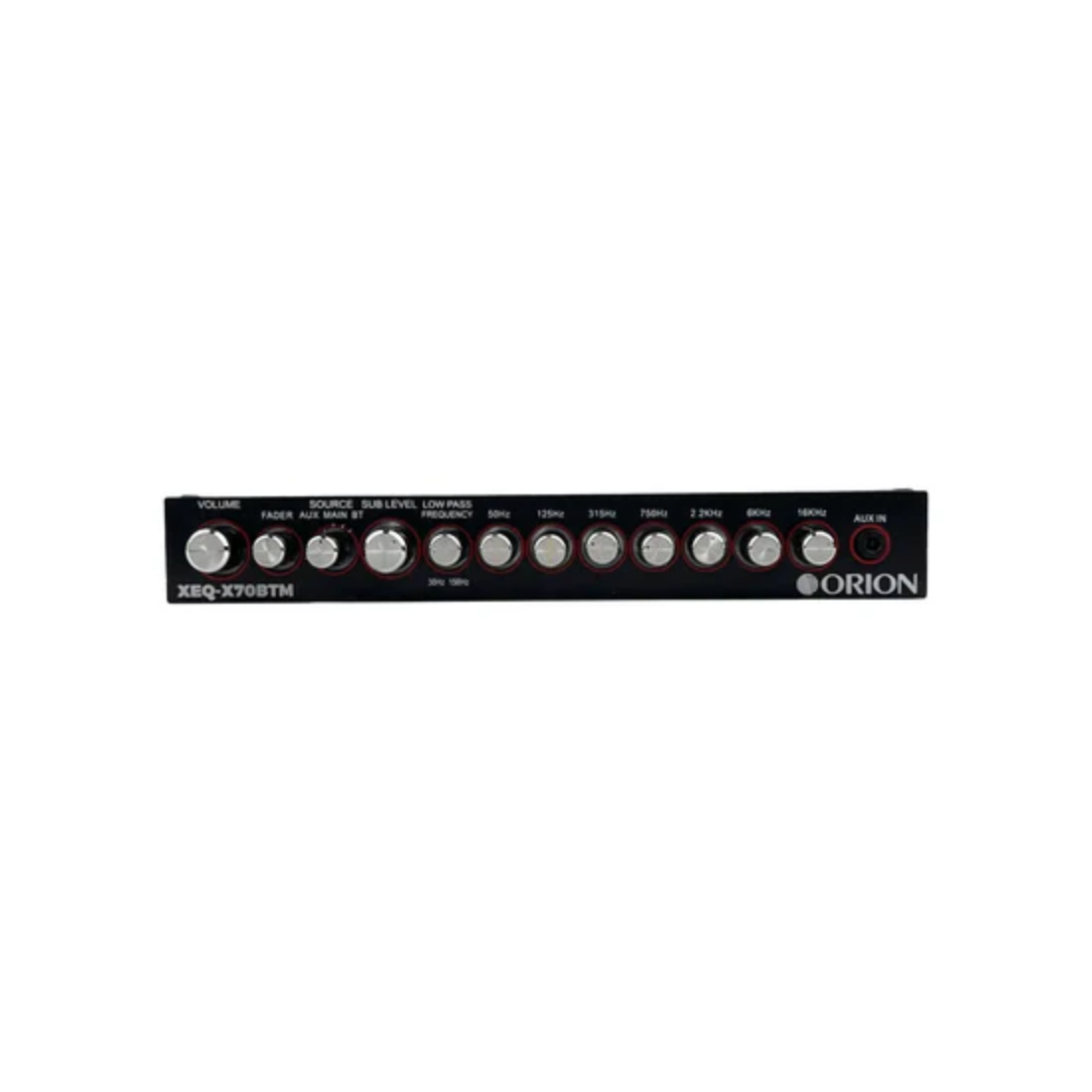 Orion XEQ-X70BTM 1/2-DIN IPX5 Marine Ready 7-Band Graphic Equalizer w/ Bluetooth