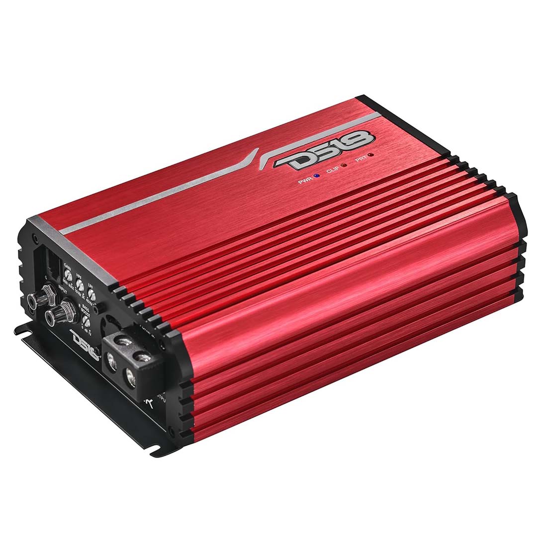 DS18 FRP-2.5K/RD 1-CH 2500W RMS@1-Ohm Class-D Compact Full-Range Amplifier RED