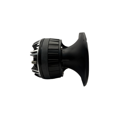 SoundQubed HDX-2HDT-8 6" Aluminum Short Horn Diffuser w/ 2" VC Titanium Driver