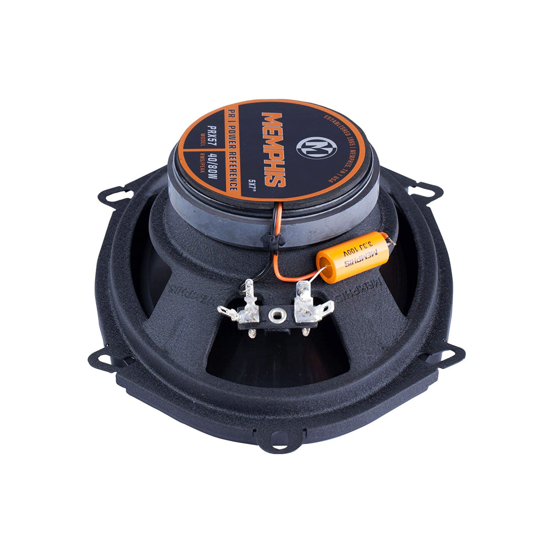Memphis Audio PRX57 5" x 7" 80W Max 2-Way Car Stereo Coaxial Speakers - Pair