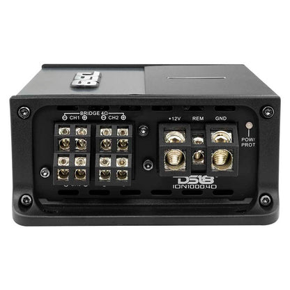 DS18 ION1000.4D 4-Channel 3000W Peak Full-Range Class-D Compact Car Amplifier