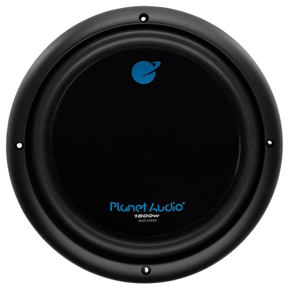 Planet Audio AC10D 1500 W Max 10" Dual 4 Ohm Voice Coil Car Audio Subwoofer