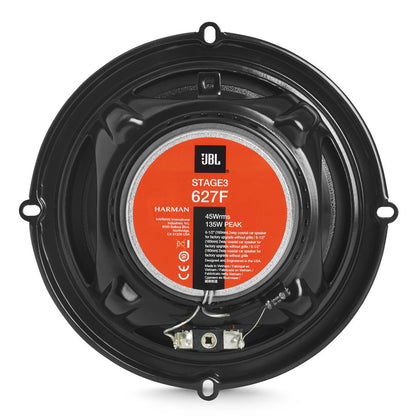 JBL Stage3 627F 6-1/2" 2-Way 225W Peak 3-Ohm Car Audio Speakers NO GRILL (Pair)