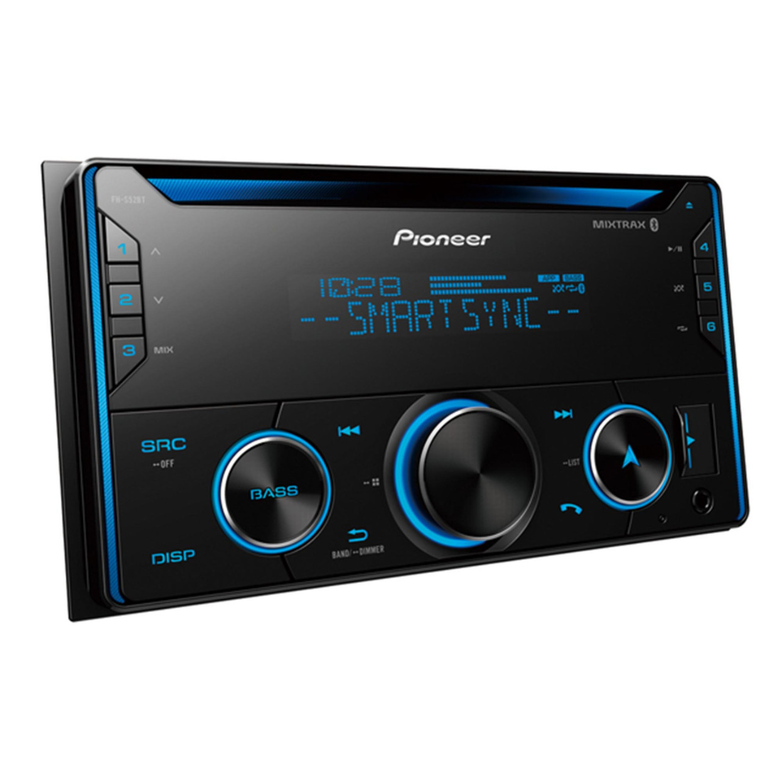Pioneer FH-S52BT 2-DIN In-Dash CD Bluetooth Receiver Android iPhone Smart Sync