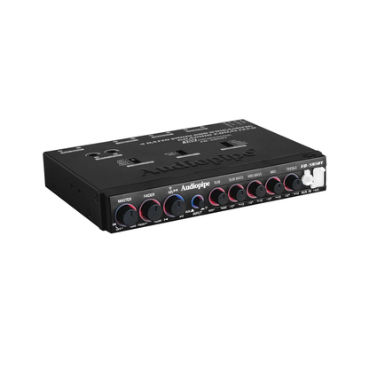 Audiopipe EQ-595BT 4-Band Bluetooth Wireless Audio Streaming Graphic Equalizer