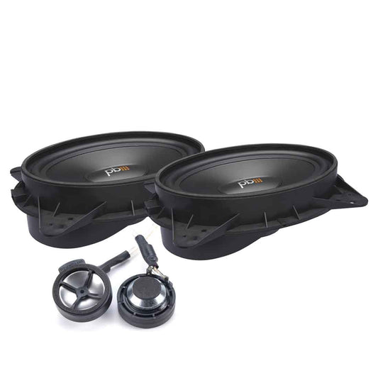 PowerBass OE69C-TY 6 x 9" 160W Max OEM Component Speaker System for Toyota/Lexus