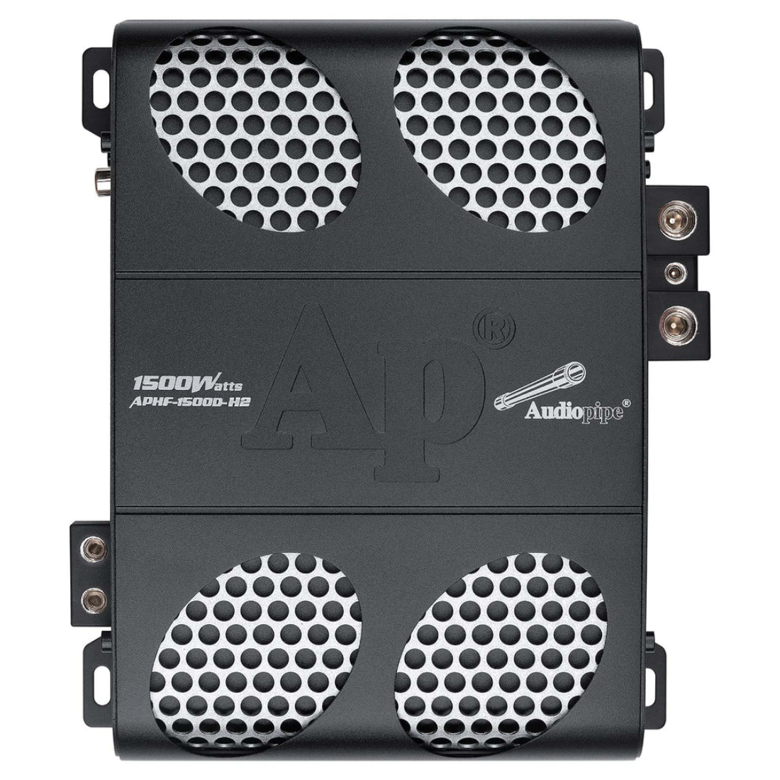 Audioipipe APHF-1500D-H2 Monoblock 1500W Max 2-Ohms Full Range Class-D Amplifier