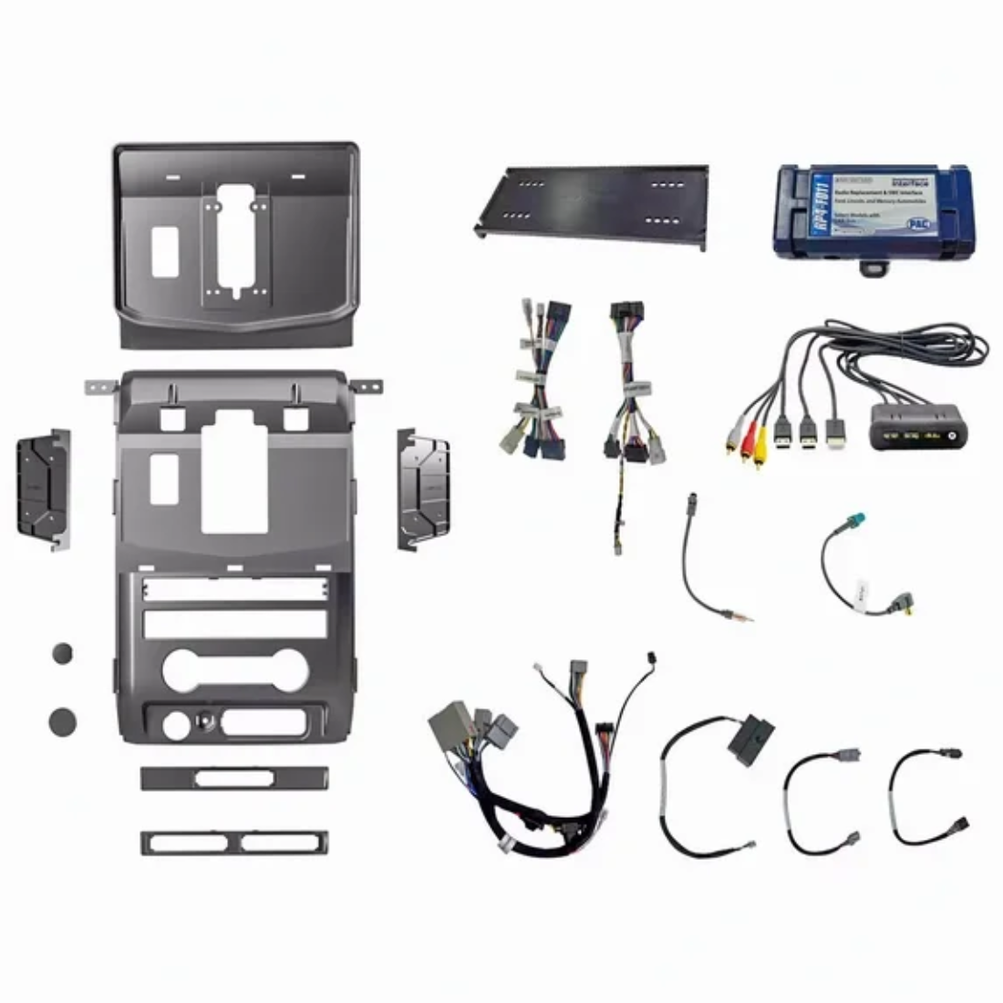 PAC SR-F15009HX IX210 UN1810 HEIGH10 Head-Unit Install Kit for Ford F-150 '09-14